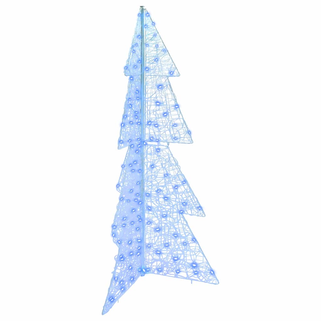 vidaXL Christmas Tree 160 LEDs Blue 150 cm Acrylic 2
