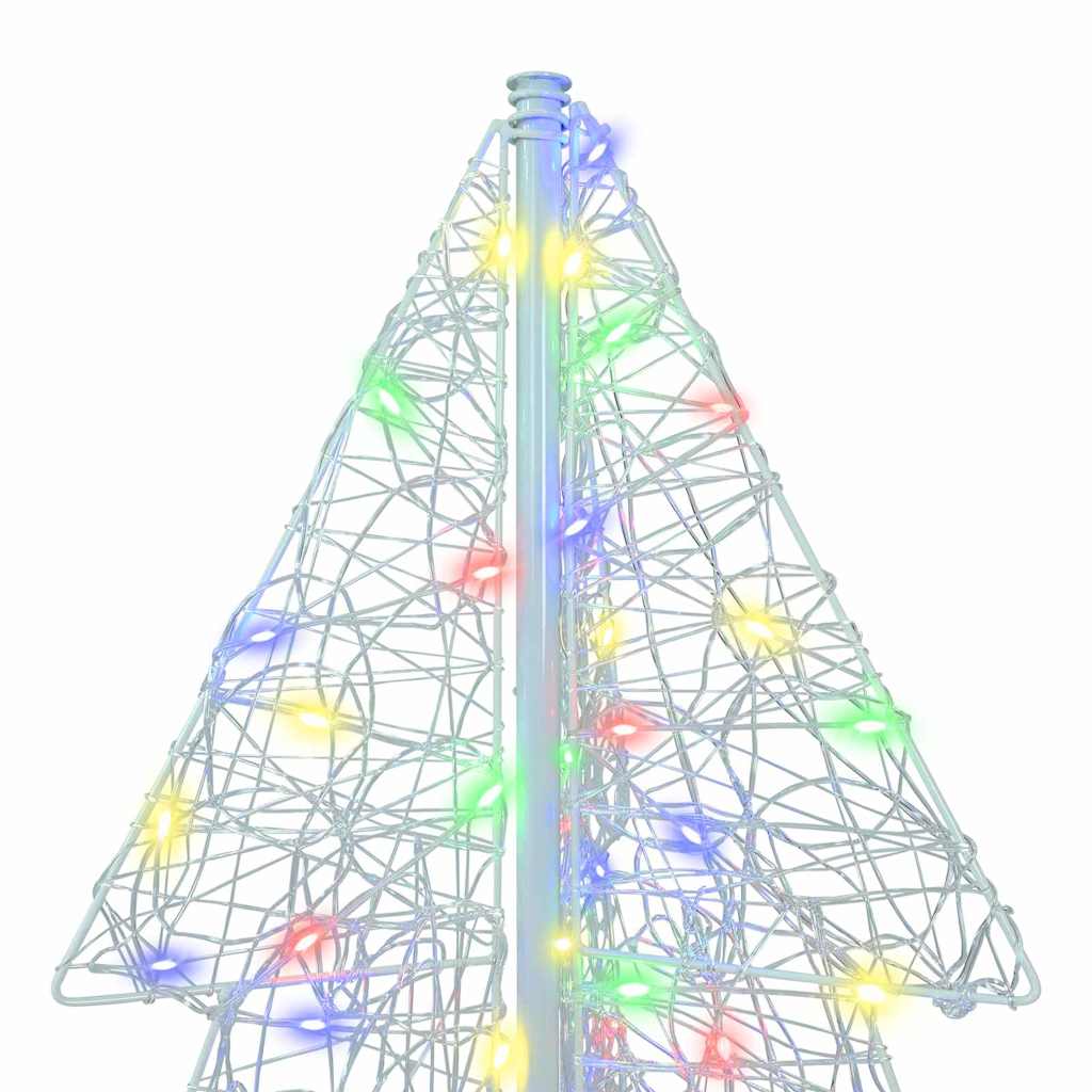 vidaXL Christmas Tree 160 LEDs Multicolour 150 cm Acrylic 6