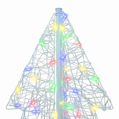 vidaXL Christmas Tree 160 LEDs Multicolour 150 cm Acrylic 6