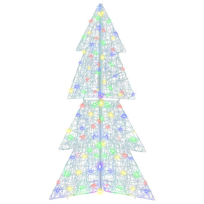 vidaXL Christmas Tree 160 LEDs Multicolour 150 cm Acrylic 4