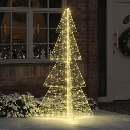 vidaXL Christmas Tree Acrylic 100 LEDs