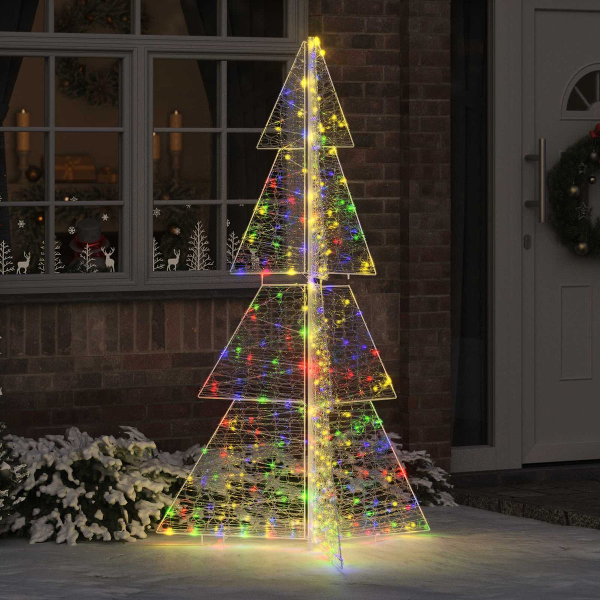 vidaXL Christmas Tree Acrylic 100 LEDs