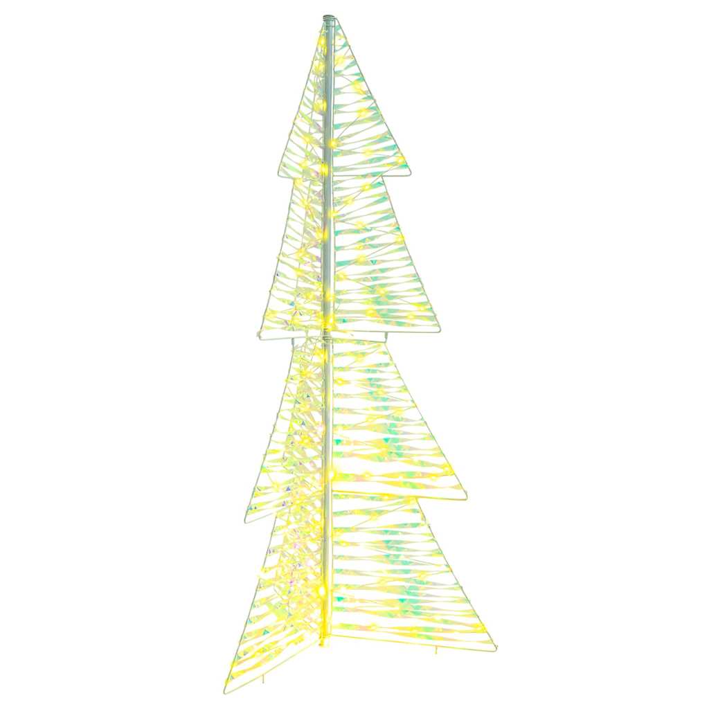 vidaXL Christmas Tree 160 LEDs Warm White 150 cm PET 2