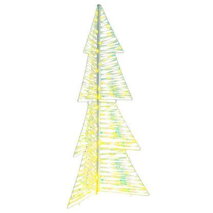 vidaXL Christmas Tree 160 LEDs Warm White 150 cm PET 2
