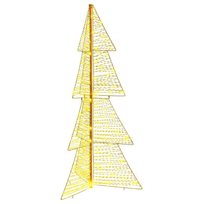 vidaXL Christmas Tree 160 LEDs Warm White 150 cm PET 2
