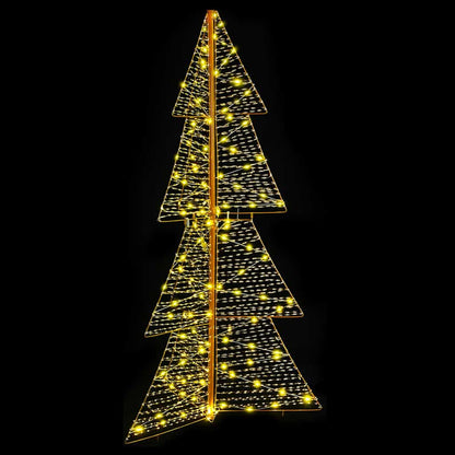 vidaXL Christmas Tree 160 LEDs Warm White 150 cm PET 5