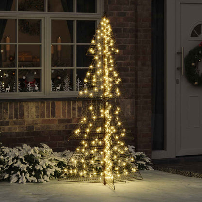 vidaXL Christmas Tree Warm White PET 100 LEDs