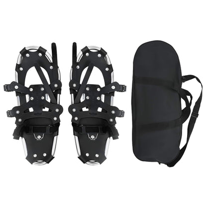 vidaXL 3 in 1 Snowshoes Silver and Black 53.5 x 21 cm 2