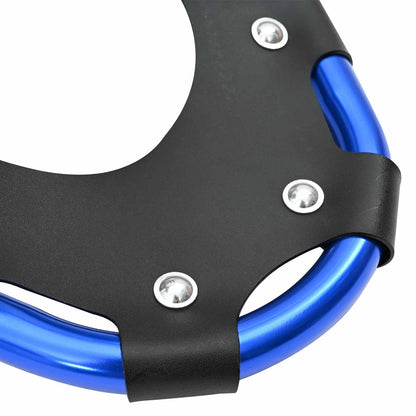 vidaXL 3 in 1 Snowshoes Blue and Black 53.5 x 21 cm Aluminum and HDPE 6