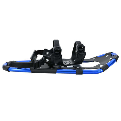 vidaXL 3 in 1 Snowshoes Blue and Black 53.5 x 21 cm Aluminum and HDPE 4