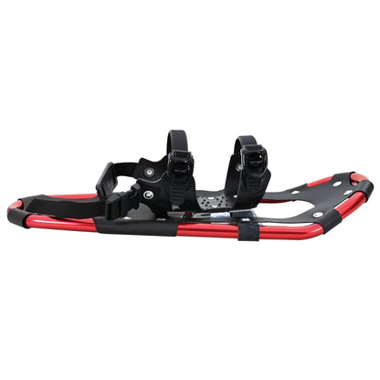vidaXL 3 in 1 Snowshoes Red and Black 53.5 x 21 cm Aluminum and HDPE 4