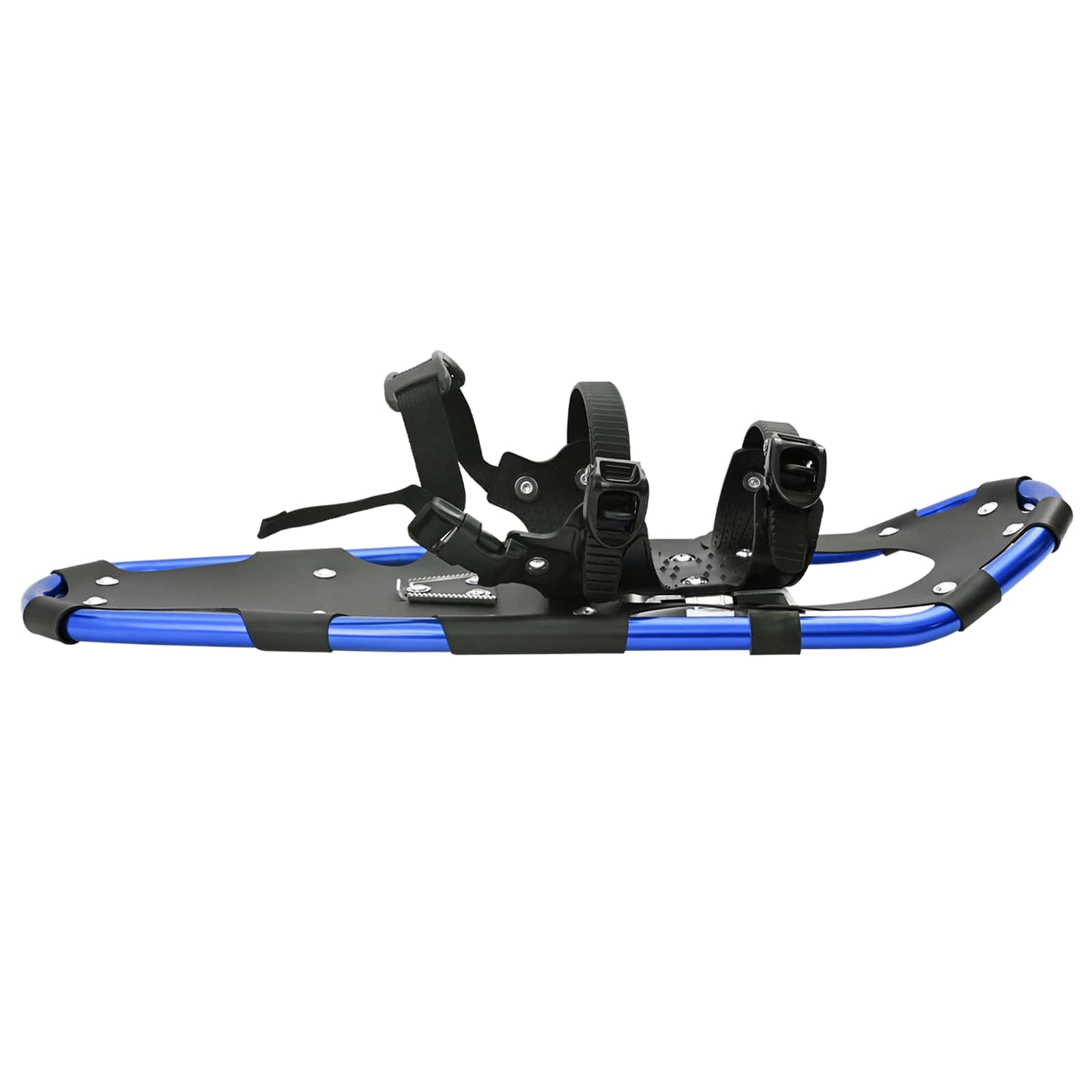 vidaXL 3 in 1 Snowshoes Blue and Black 63.5 x 21 cm Aluminum and HDPE 4