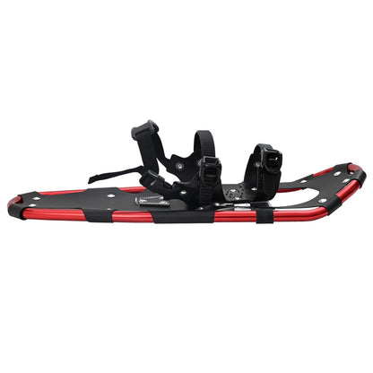 vidaXL 3 in 1 Snowshoes Red and Black 63.5 x 21 cm Aluminum and HDPE 4