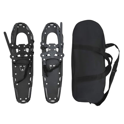 vidaXL 3 in 1 Snowshoes Black 78.5 x 22 cm Aluminum and HDPE 2
