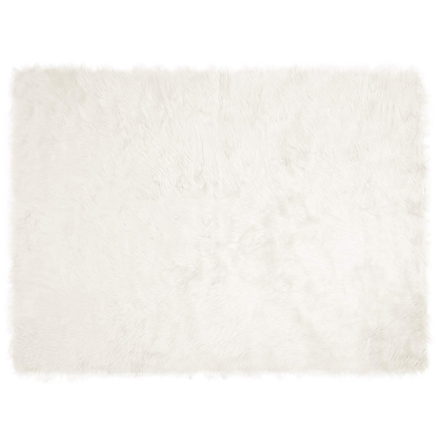 vidaXL Faux Sheepskin Rug TAFALLA White 160 x 230 cm Polyester 2