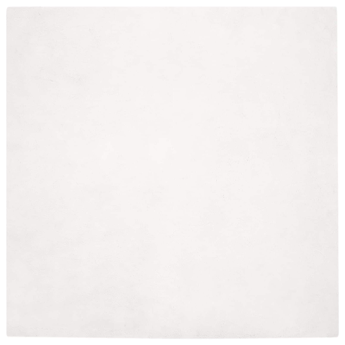 vidaXL Anti-Slip Faux Rabbit Fur Rug OLITE White 160 x 160 cm 2
