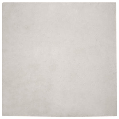 vidaXL Anti-Slip Faux Rabbit Fur Rug OLITE Beige 200 x 200 cm 2