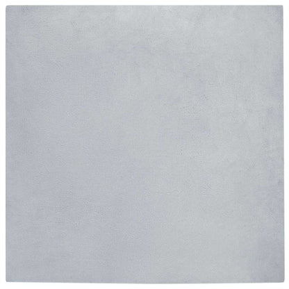 vidaXL Anti-Slip Faux Rabbit Fur Rug OLITE Grey 200 x 200 cm Polyester 2