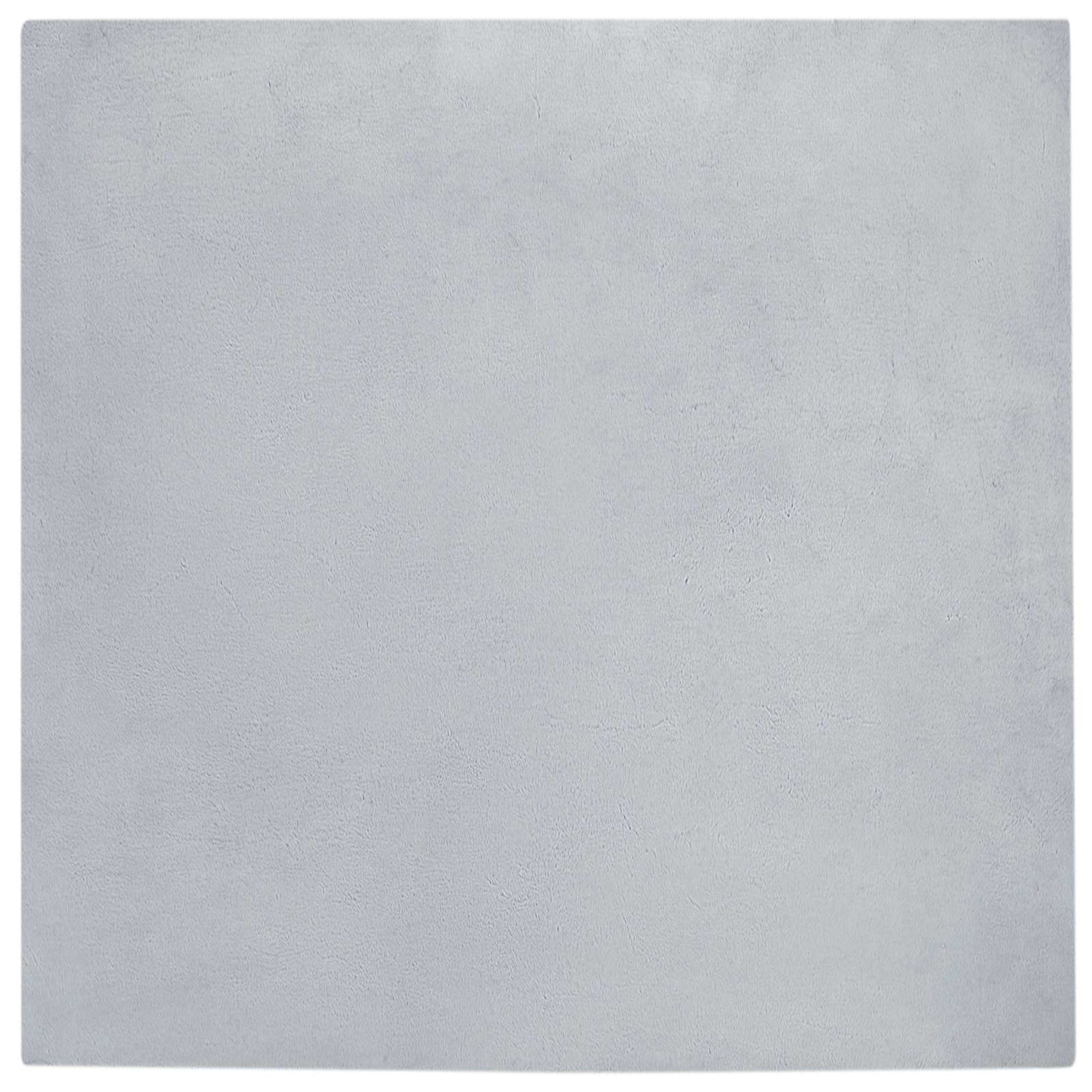 vidaXL Anti-Slip Faux Rabbit Fur Rug OLITE Grey 200 x 200 cm Polyester 5