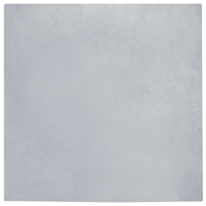 vidaXL Anti-Slip Faux Rabbit Fur Rug OLITE Grey 200 x 200 cm Polyester 5