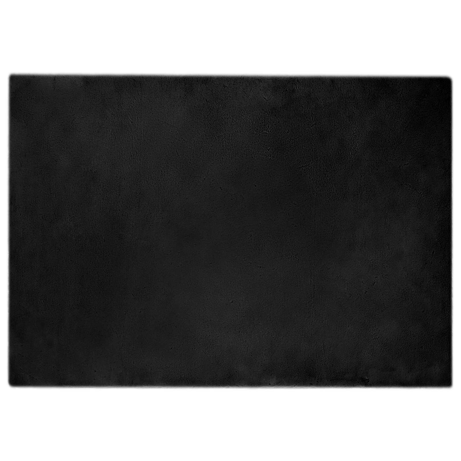 vidaXL Anti-Slip Faux Rabbit Fur Rug OLITE Black 160 x 230 cm 2