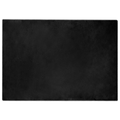 vidaXL Anti-Slip Faux Rabbit Fur Rug OLITE Black 160 x 230 cm 2
