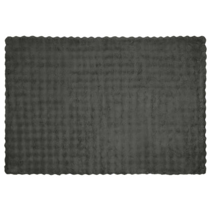 vidaXL Anti-Slip Faux Rabbit Fur Blanket Olite Dark Grey 150 x 220 cm 5