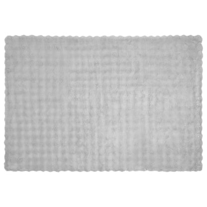 vidaXL Anti-Slip Faux Rabbit Fur Blanket Olite Grey 150 x 220 cm 5