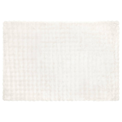 vidaXL Anti-Slip Faux Rabbit Fur Blanket Olite White 150 x 220 cm 5