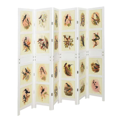 Romdivider Panel Folding White MDF 212 x 165 cm