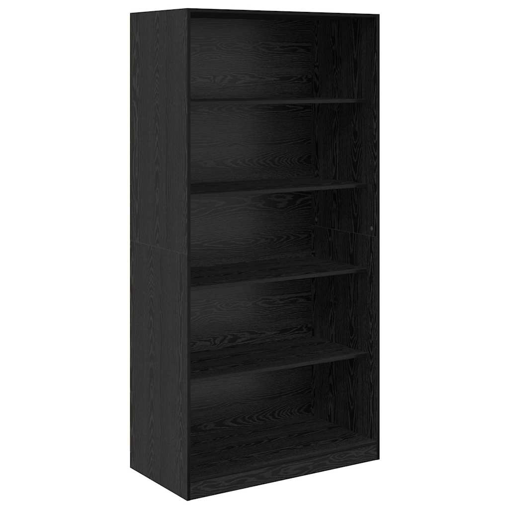 vidaXL Wardrobe Black Oak 100 x 50x 200 cm Engineered Wood 2