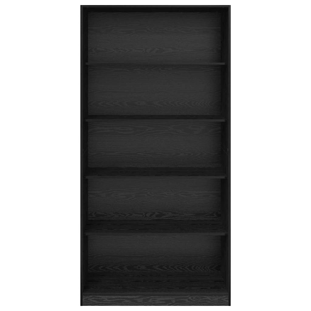 vidaXL Wardrobe Black Oak 100 x 50x 200 cm Engineered Wood 5