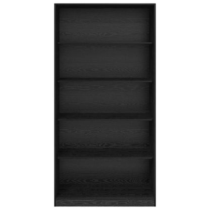 vidaXL Wardrobe Black Oak 100 x 50x 200 cm Engineered Wood 5