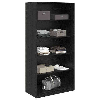 vidaXL Wardrobe Black Oak 100 x 50x 200 cm Engineered Wood 3