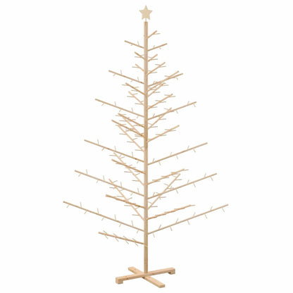 Wooden Christmas Tree KOTKA Bamboo and Solid Pine Wood Natural (unfinished) 210 cm