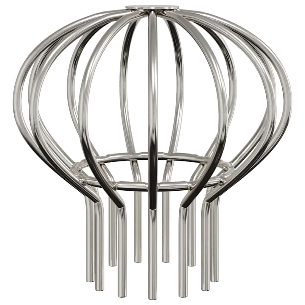 vidaXL Gutter Leaf Guard 8 pcs Silver 75 mm Stainless Steel 5