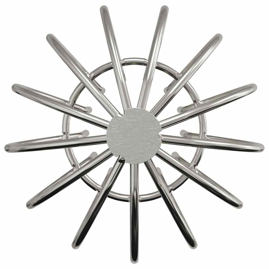 vidaXL Gutter Leaf Guard 8 pcs Silver 75 mm Stainless Steel 6
