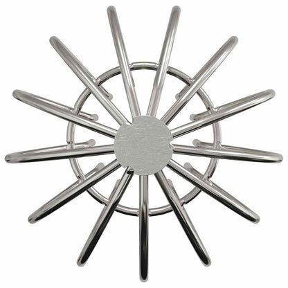 vidaXL Gutter Leaf Guard 8 pcs Silver 75 mm Stainless Steel 6