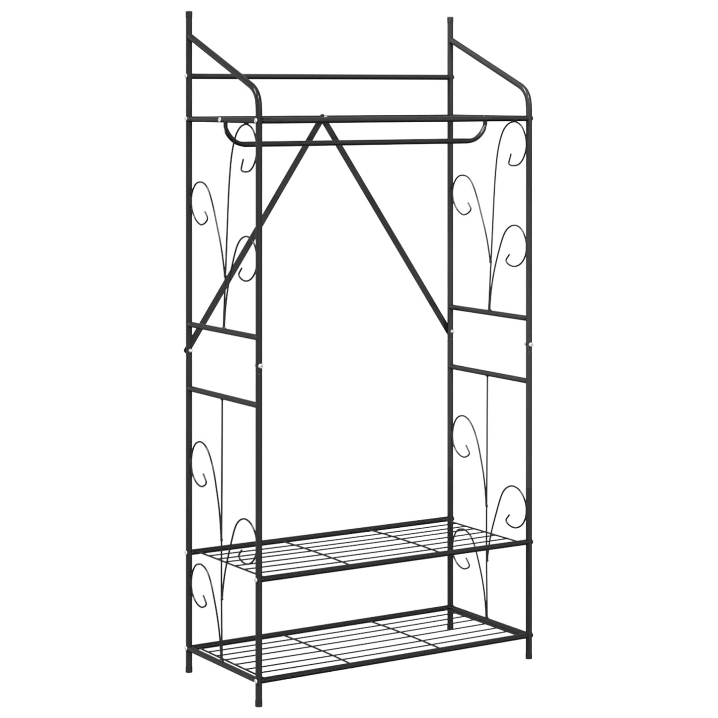 vidaXL Open Wardrobe Plain 78 x 36 x 158 cm 2