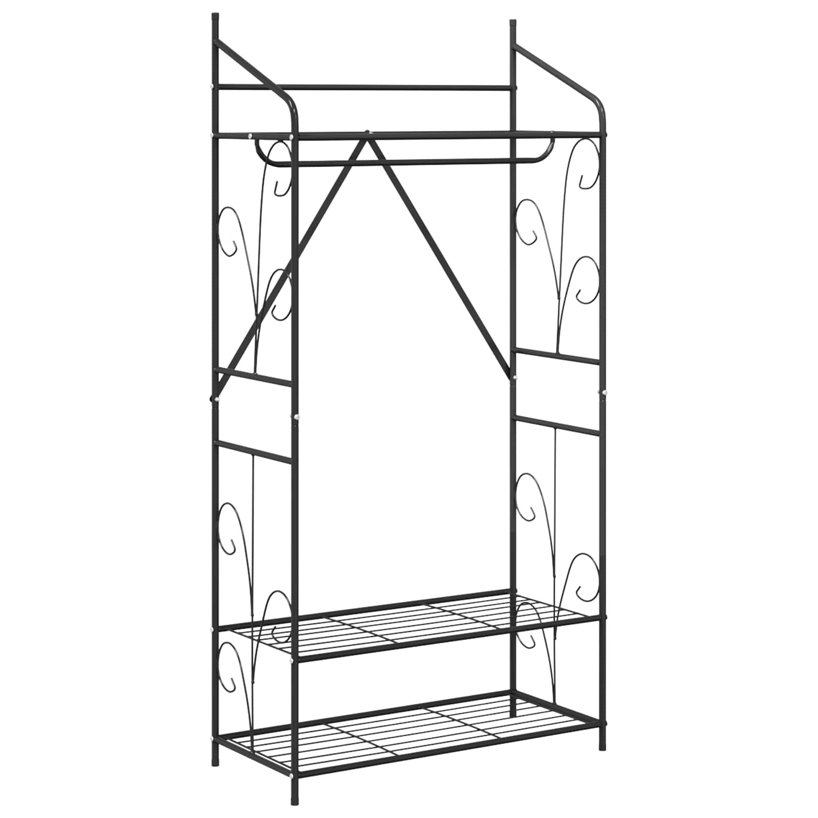 vidaXL Open Wardrobe Plain 78 x 36 x 158 cm 2