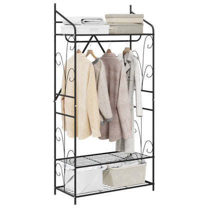 vidaXL Open Wardrobe Plain 78 x 36 x 158 cm 3