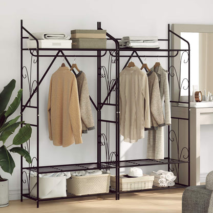 vidaXL Open Wardrobe 2 pcs 78 x 36 x 158 cm 1