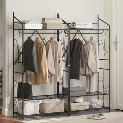 vidaXL Open Wardrobe 2 pcs 78 x 36 x 158 cm 4