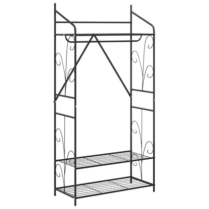 vidaXL Open Wardrobe 2 pcs 78 x 36 x 158 cm 5