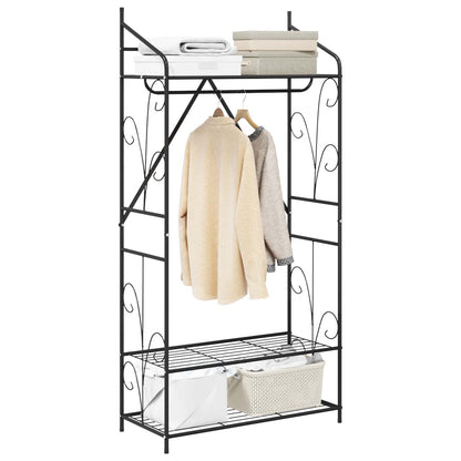 vidaXL Open Wardrobe 2 pcs 78 x 36 x 158 cm 3