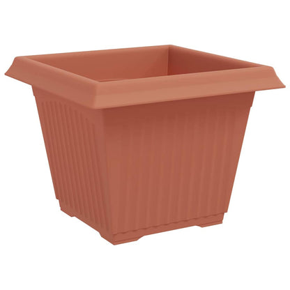 vidaXL Plant Pots 24 pcs Brick Red Plastic 6