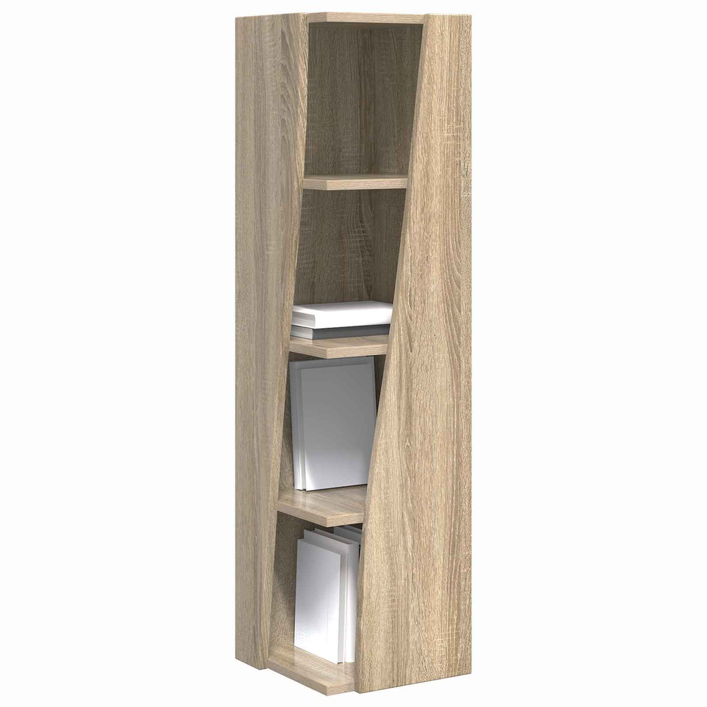 vidaXL Corner Cabinet 27.5x27x102cm Engineered Wood Sonoma Oak 3
