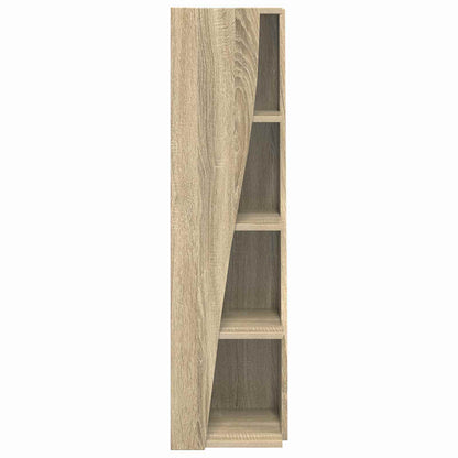 vidaXL Corner Cabinet 27.5x27x102cm Engineered Wood Sonoma Oak 6