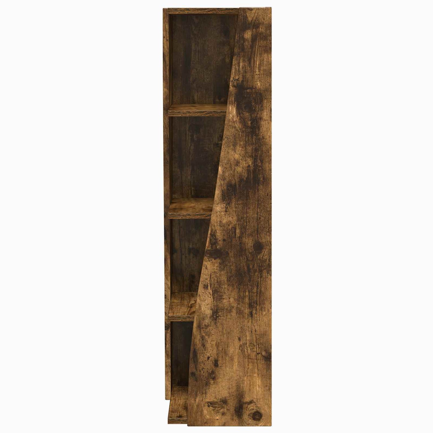 vidaXL Corner Cabinet 27.5x27x102cm Engineered Wood Smoked Oak 5