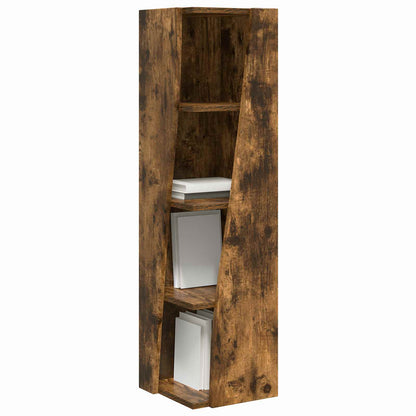 vidaXL Corner Cabinet 27.5x27x102cm Engineered Wood Smoked Oak 3